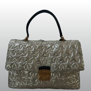 Furla Silver Quilted Women's Bag